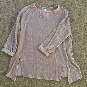 Light pink 3/4 sleeve top